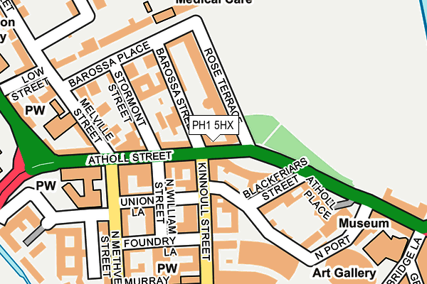 PH1 5HX map - OS OpenMap – Local (Ordnance Survey)