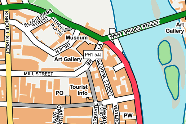 PH1 5JJ map - OS OpenMap – Local (Ordnance Survey)