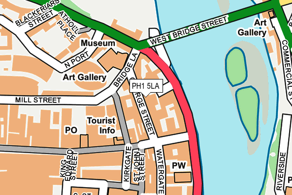 PH1 5LA map - OS OpenMap – Local (Ordnance Survey)