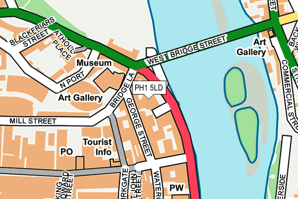 PH1 5LD map - OS OpenMap – Local (Ordnance Survey)