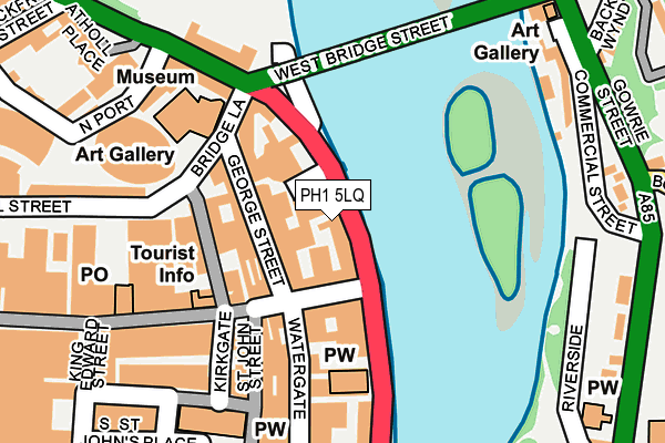 PH1 5LQ map - OS OpenMap – Local (Ordnance Survey)