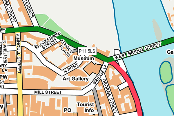 PH1 5LS map - OS OpenMap – Local (Ordnance Survey)