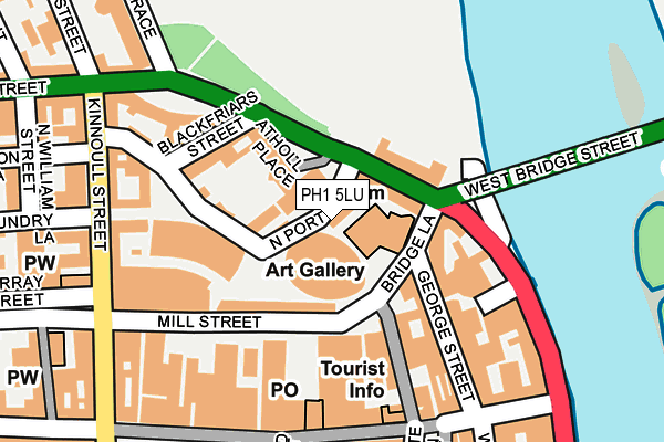 PH1 5LU map - OS OpenMap – Local (Ordnance Survey)