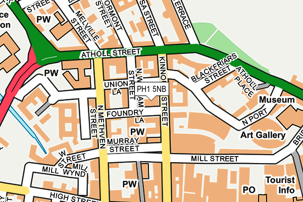 PH1 5NB map - OS OpenMap – Local (Ordnance Survey)