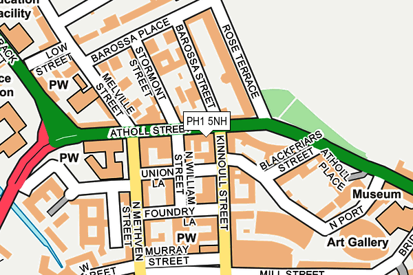 PH1 5NH map - OS OpenMap – Local (Ordnance Survey)