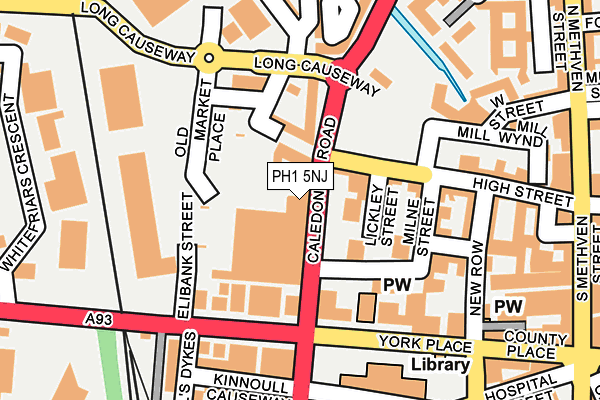 PH1 5NJ map - OS OpenMap – Local (Ordnance Survey)