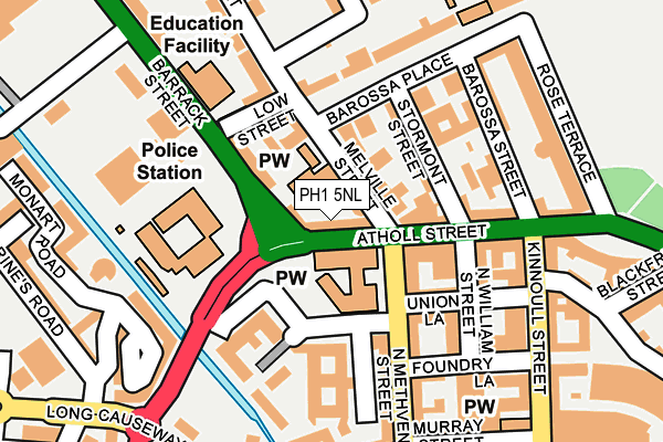 PH1 5NL map - OS OpenMap – Local (Ordnance Survey)
