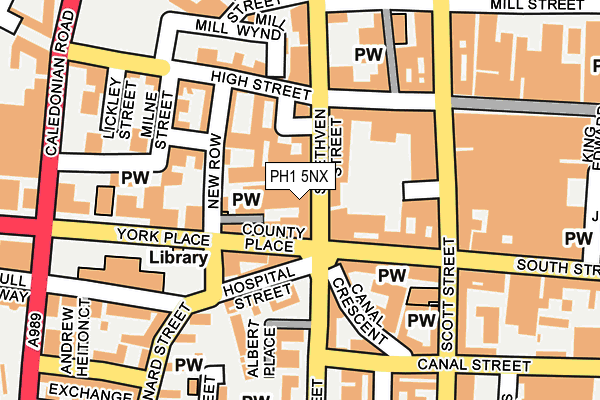 PH1 5NX map - OS OpenMap – Local (Ordnance Survey)