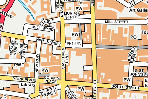PH1 5PA map - OS OpenMap – Local (Ordnance Survey)