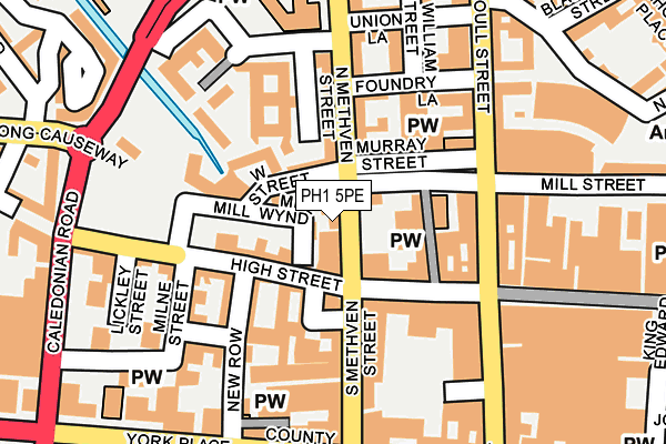 PH1 5PE map - OS OpenMap – Local (Ordnance Survey)