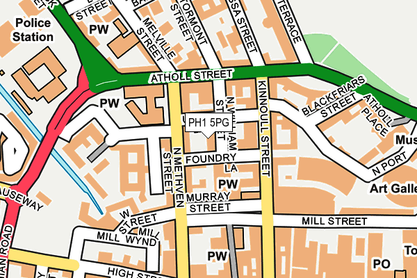 PH1 5PG map - OS OpenMap – Local (Ordnance Survey)