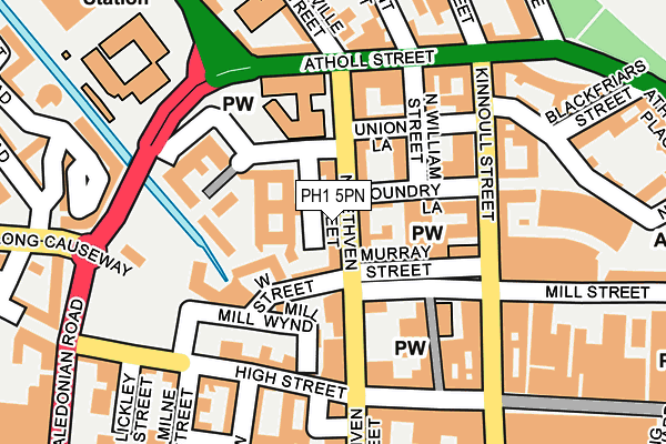 PH1 5PN map - OS OpenMap – Local (Ordnance Survey)