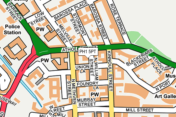 PH1 5PT map - OS OpenMap – Local (Ordnance Survey)
