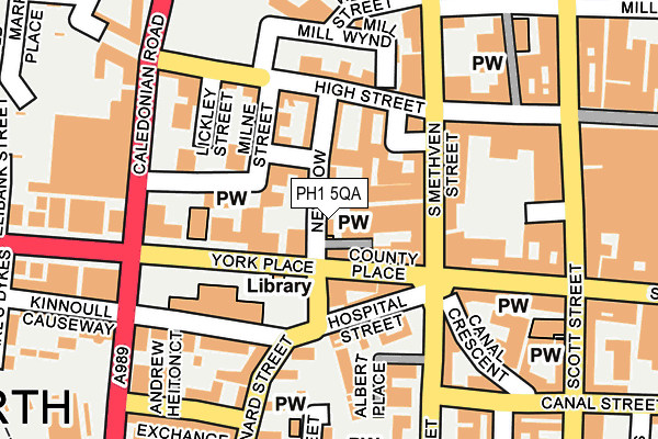 PH1 5QA map - OS OpenMap – Local (Ordnance Survey)
