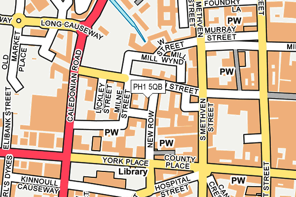 PH1 5QB map - OS OpenMap – Local (Ordnance Survey)
