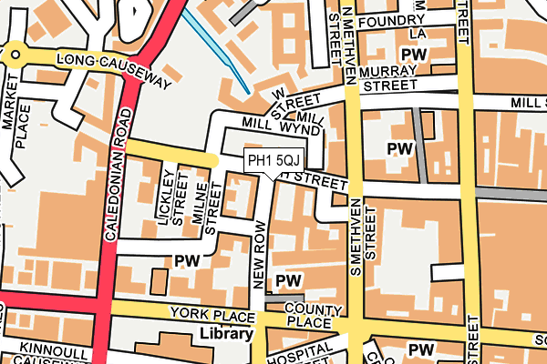 Map of BLEND (PERTH) LIMITED at local scale
