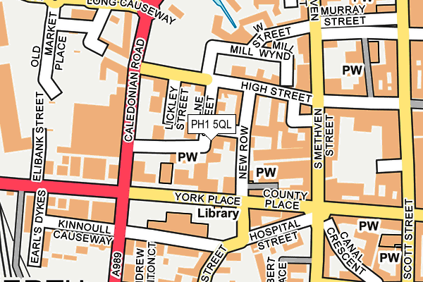 PH1 5QL map - OS OpenMap – Local (Ordnance Survey)