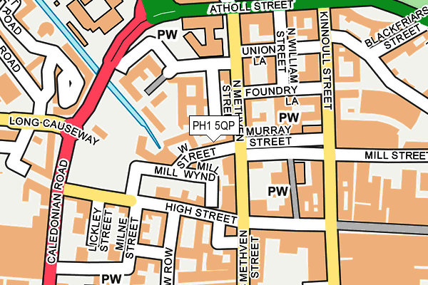 PH1 5QP map - OS OpenMap – Local (Ordnance Survey)