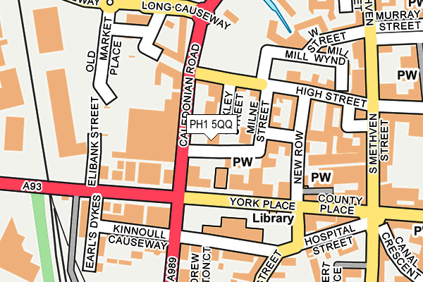 PH1 5QQ map - OS OpenMap – Local (Ordnance Survey)