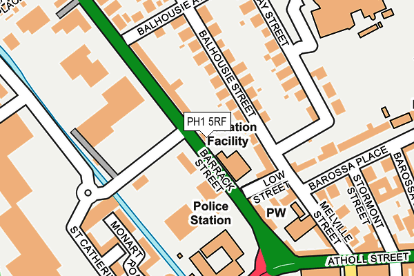 PH1 5RF map - OS OpenMap – Local (Ordnance Survey)