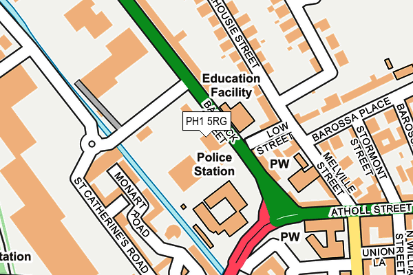 PH1 5RG map - OS OpenMap – Local (Ordnance Survey)