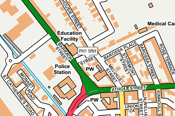 PH1 5RH map - OS OpenMap – Local (Ordnance Survey)
