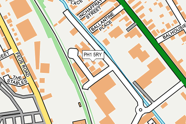 PH1 5RY map - OS OpenMap – Local (Ordnance Survey)