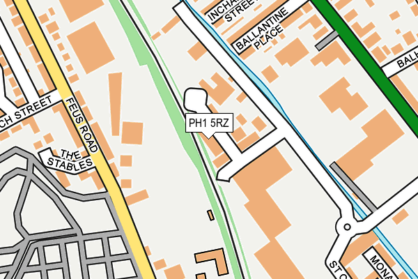 PH1 5RZ map - OS OpenMap – Local (Ordnance Survey)