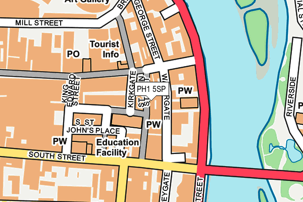 PH1 5SP map - OS OpenMap – Local (Ordnance Survey)