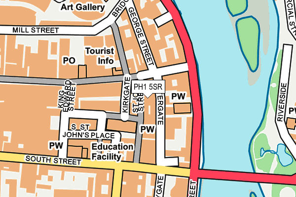 PH1 5SR map - OS OpenMap – Local (Ordnance Survey)