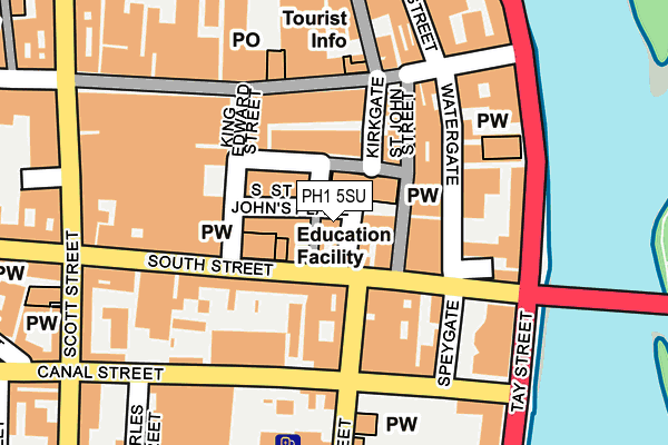 PH1 5SU map - OS OpenMap – Local (Ordnance Survey)