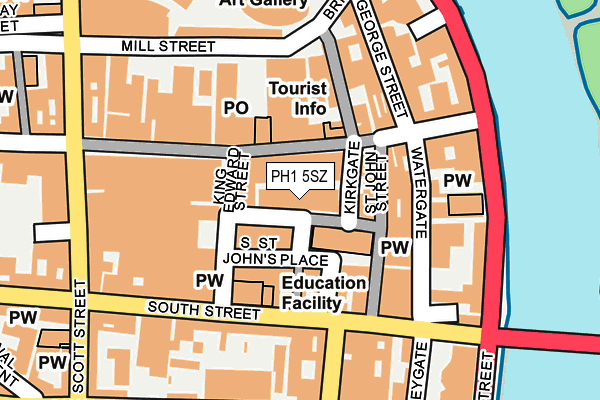 PH1 5SZ map - OS OpenMap – Local (Ordnance Survey)