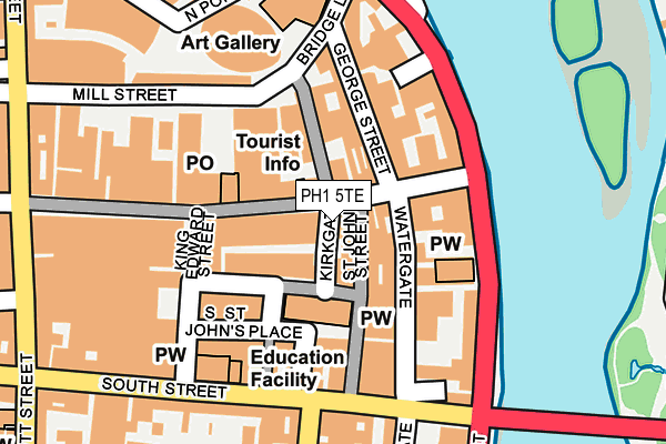 PH1 5TE map - OS OpenMap – Local (Ordnance Survey)