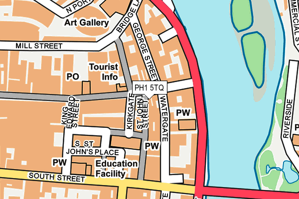 PH1 5TQ map - OS OpenMap – Local (Ordnance Survey)