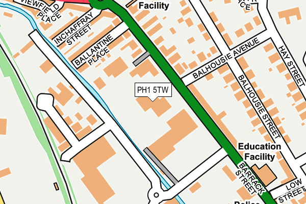 PH1 5TW map - OS OpenMap – Local (Ordnance Survey)