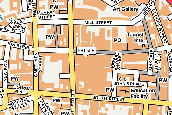 PH1 5UH map - OS OpenMap – Local (Ordnance Survey)