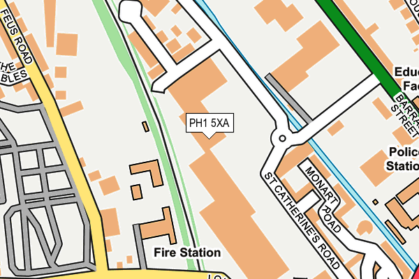 PH1 5XA map - OS OpenMap – Local (Ordnance Survey)