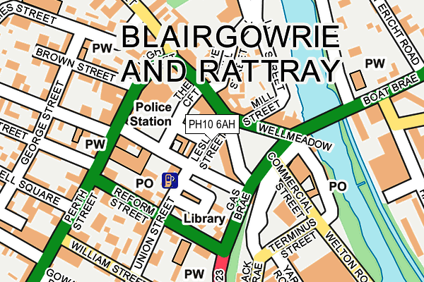 Map of BLAIR FOODS LTD at local scale