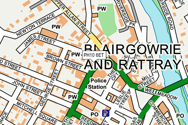 Map of BLAIRGOWRIE PHYSIOTHERAPY & SPORTS INJURY CLINIC LTD. at local scale