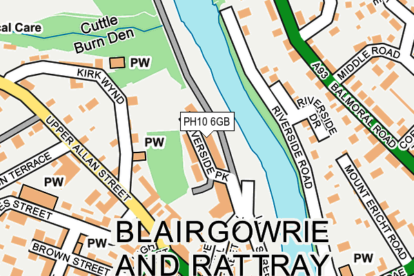 PH10 6GB map - OS OpenMap – Local (Ordnance Survey)