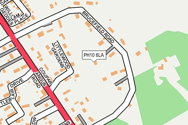 Map of DONSCOT LTD at local scale