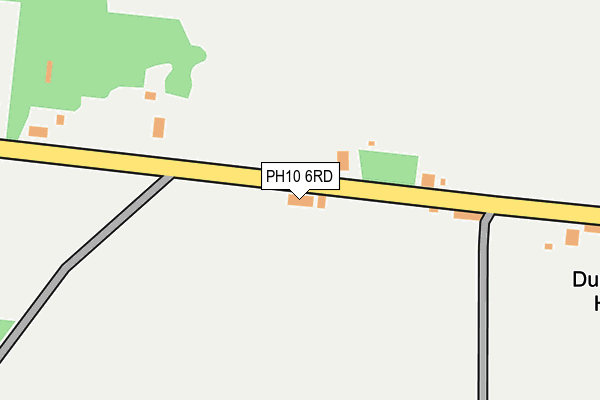 PH10 6RD map - OS OpenMap – Local (Ordnance Survey)