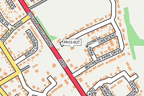 PH10 6UT map - OS OpenMap – Local (Ordnance Survey)