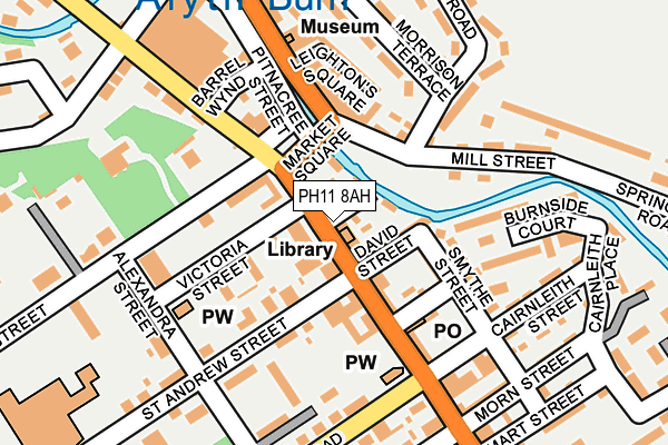 PH11 8AH map - OS OpenMap – Local (Ordnance Survey)
