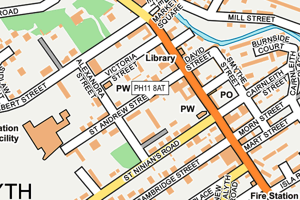 PH11 8AT map - OS OpenMap – Local (Ordnance Survey)