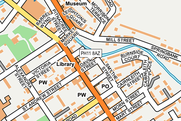 PH11 8AZ map - OS OpenMap – Local (Ordnance Survey)