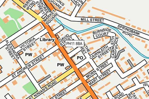 PH11 8BA map - OS OpenMap – Local (Ordnance Survey)