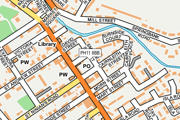 PH11 8BB map - OS OpenMap – Local (Ordnance Survey)