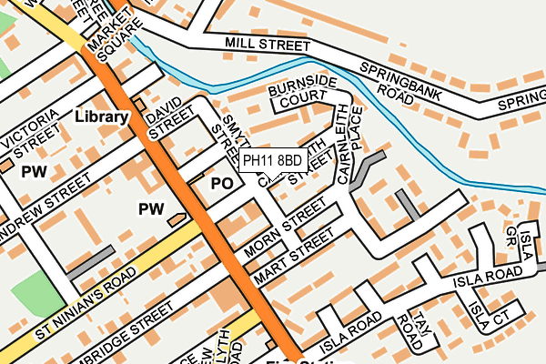 PH11 8BD map - OS OpenMap – Local (Ordnance Survey)