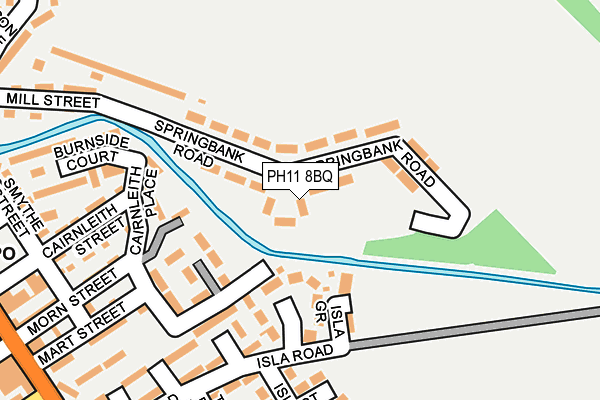 PH11 8BQ map - OS OpenMap – Local (Ordnance Survey)